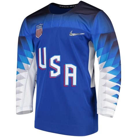 usa hockey nike 2018 winter olympics replica jersey royal|Men's Nike Royal US Hockey 2018 World Juniors Championship Replica Jersey.